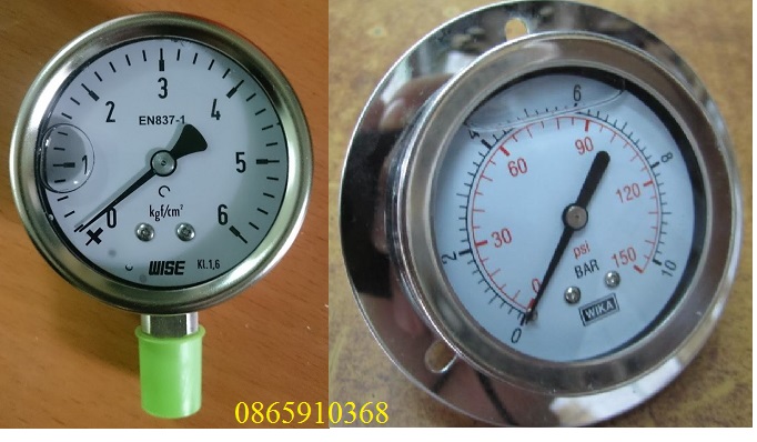 đồng hồ đo áp suất mặt dầu