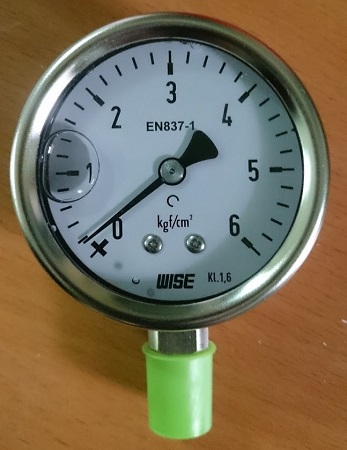 đồng hồ đo áp suất wise mặt có dầu
