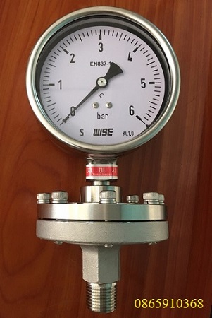 đồng hồ đo áp suất có màng wise hàn quốc