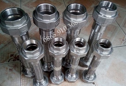 Khớp nối mềm inox lắp ren
