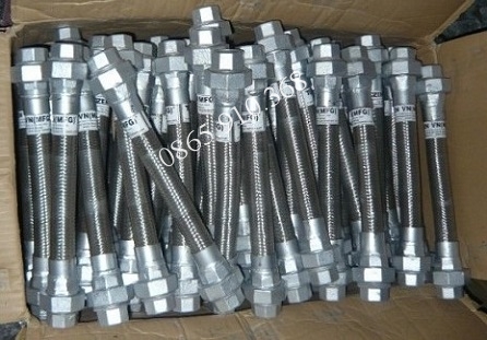 Khớp nối mềm inox lắp rắc co, lắp ren