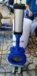 Van dao inox điều khiển bằng khí nén
